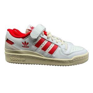 Adidas Forum 84 Low White Vivid Red Cream Shoes GY5848 Men's Sizes 10 - 13